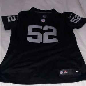 Oakland Raiders Jersey *Authentic stiched #52*